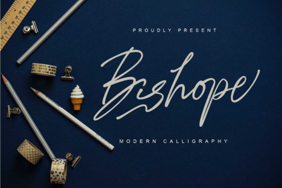 Bishope: A Handwritten Font for Web Design