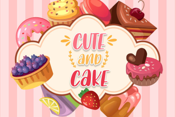 Cute and Cake Font for Business Branding