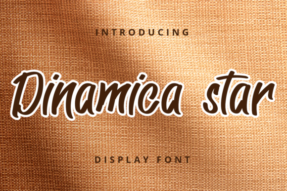 Dinamica Star Font for Creative Marketing