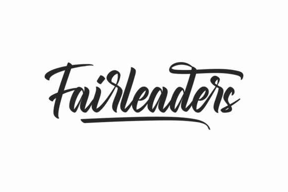 Fairleaders: A Flowing Handwritten Font