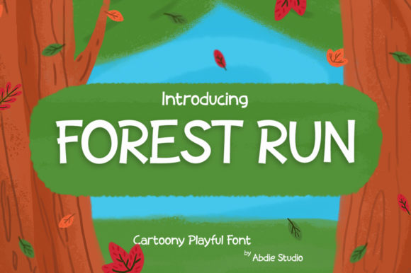 Forest Run: A Cute Handwritten Font