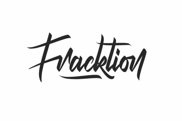 Fracktion: A Handwritten Font for Creative Campaigns