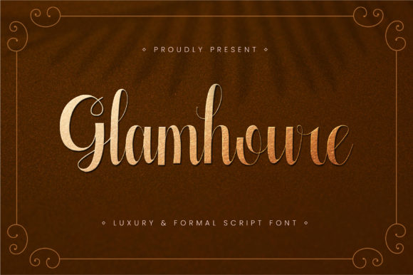 Glamhoure: A Stylish Script Font for Marketers
