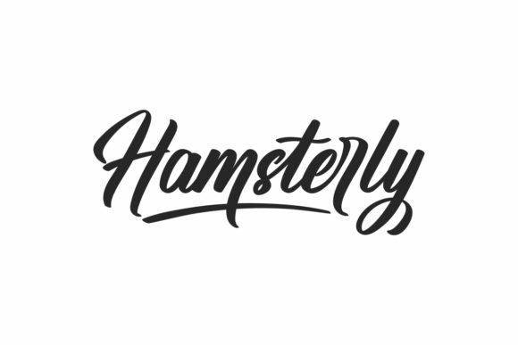 Hamsterly: A Flowing Handwritten Font