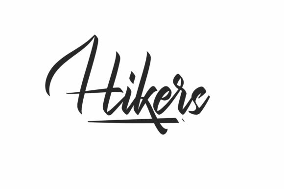 Hikers Font: Elegant Script for Web Design