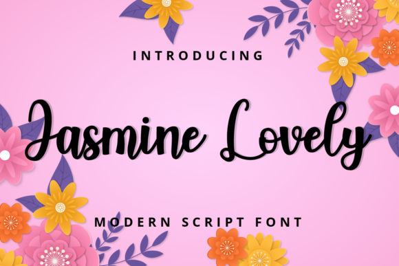 Jasmine Lovely Font: Handwritten Elegance