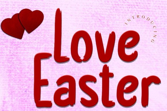 Love Easter Font for Web Design