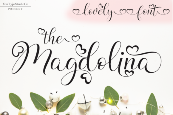 Magdolina: A Romantic Script Font