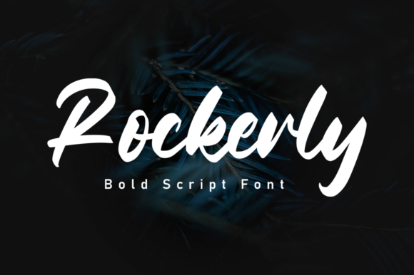 Rockerly: A Daring Script Font