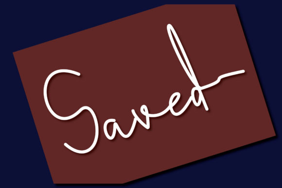 Saved: A Handwritten Font for Web Design