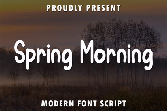 Spring Morning Font for Web Design