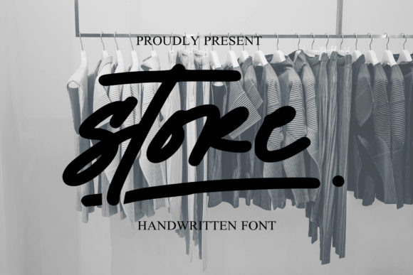 Store: A Fresh Handwritten Font for Marketers