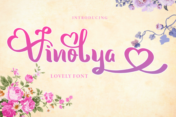Vinolya: A Romantic Script Font for Marketers