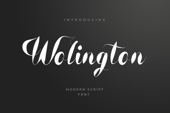 Wolington: A Delicate Script Font