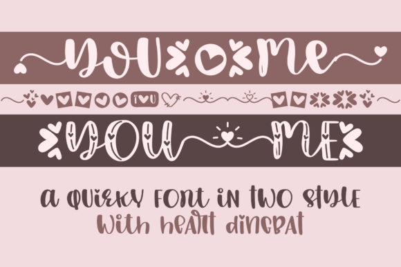 You Me: A Romantic Script Font
